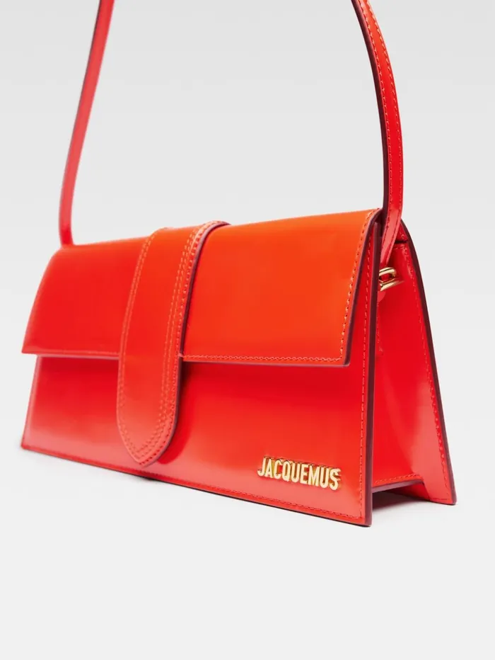 Women Shoulder Bags JACQUEMUS The Long Bambino Orange Women Shoulder Bags JACQUEMUS The Long Bambino Orange