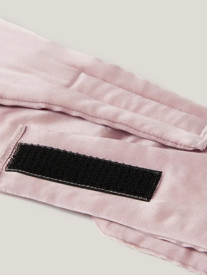 Women Silk Eye Mask Dusty Pink Jigsaw Pyjamas and Loungewear