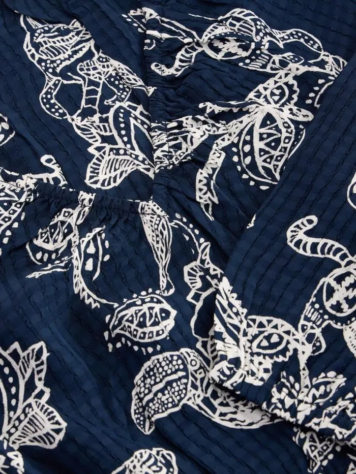 Women Skylar Midi Dress Navy Print White Stuff Dresses