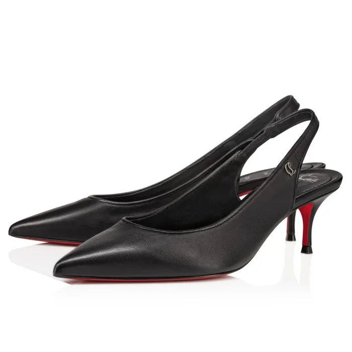 Women Sporty Kate Sling 55 Mm Sling Back Pumps 8211 Nappa Leather 8211 Black Christian Louboutin Pumps Women Sporty Kate Sling 55 Mm Sling Back Pumps 8211 Nappa Leather 8211 Black Christian Louboutin Pumps