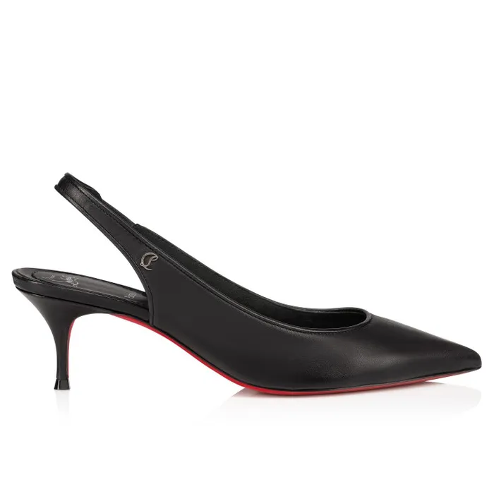 Women Sporty Kate Sling 55 Mm Sling Back Pumps 8211 Nappa Leather 8211 Black Christian Louboutin Pumps