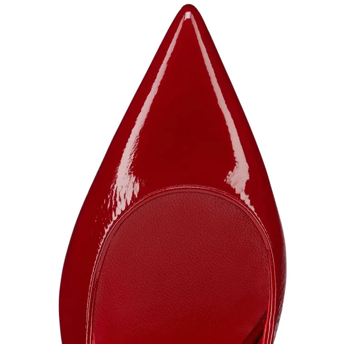 Women Sporty Kate Sling 55 Mm Sling Back Pumps 8211 Vog Patent Leather 8211 Loubi Christian Louboutin Pumps