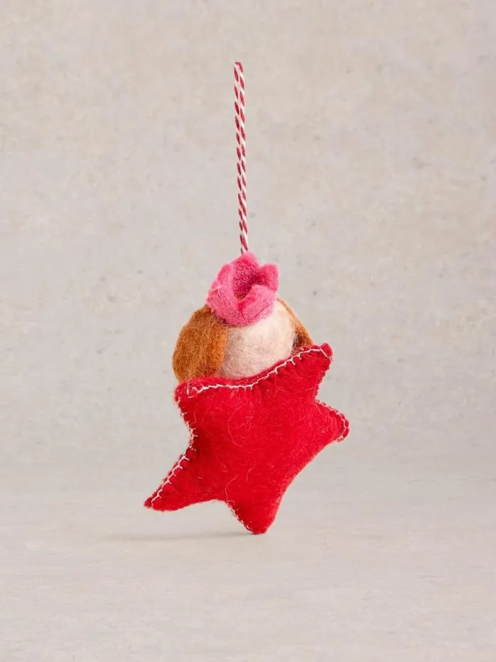 Women Starry Dog Hanging Dec Red Multi White Stuff Decorations