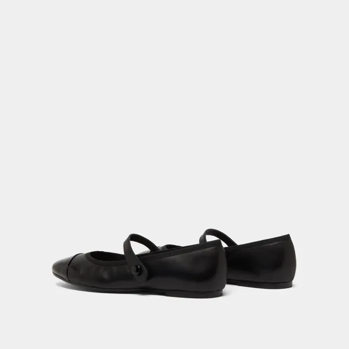 Women Strappy Ballerinas Black JONAK Ballet Flats