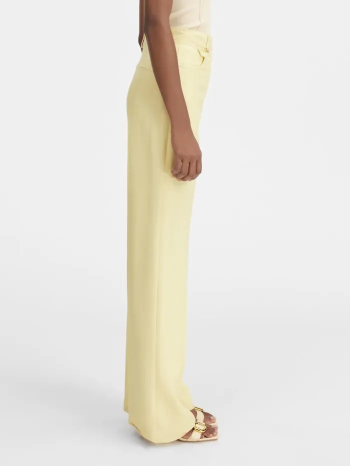 Women Suits JACQUEMUS The Sauge Pants Pale Yellow