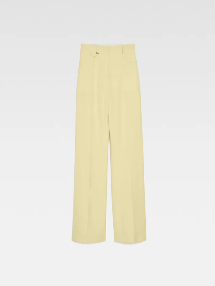 Women Suits JACQUEMUS The Sauge Pants Pale Yellow