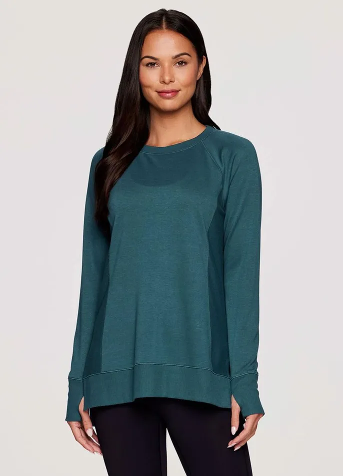 Women Surrey Pullover II Teal RBX Active Sweatshirts