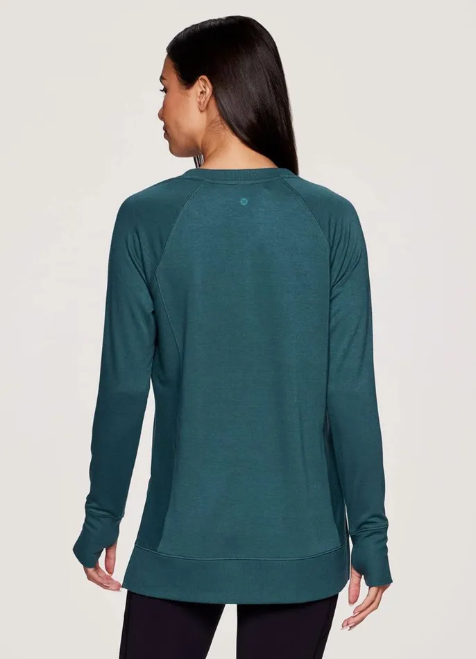 Women Surrey Pullover II Teal RBX Active Sweatshirts
