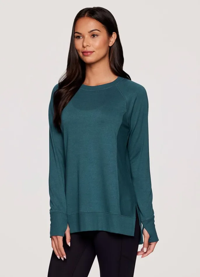 Women Surrey Pullover II Teal RBX Active Sweatshirts