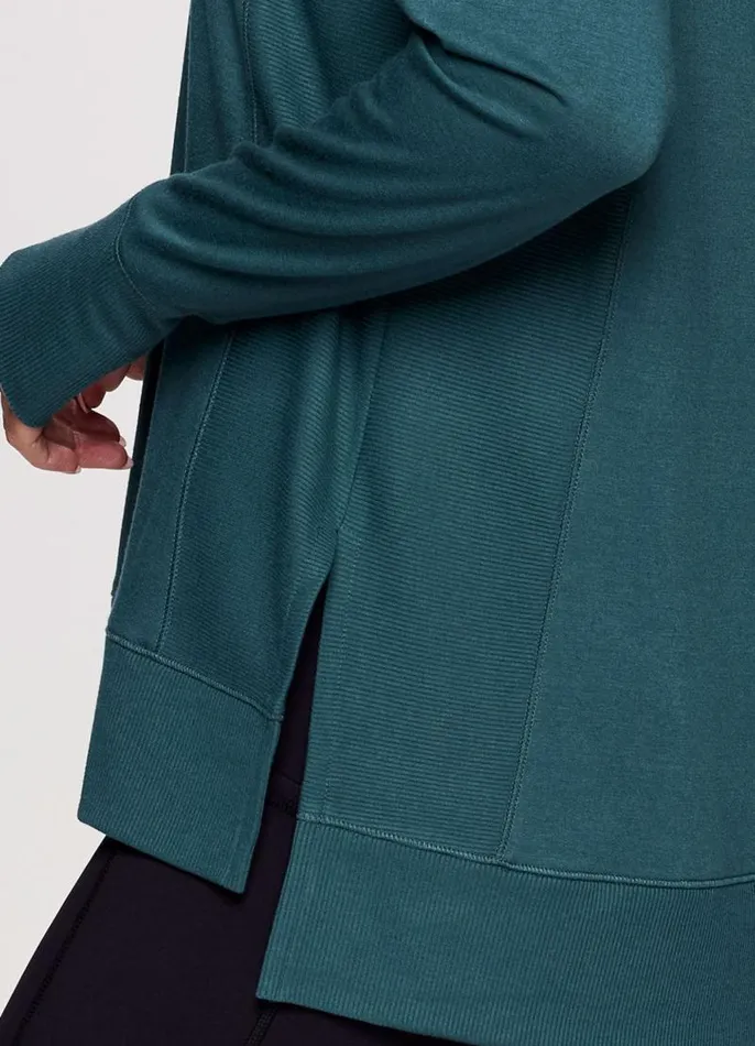 Women Surrey Pullover II Teal RBX Active Sweatshirts
