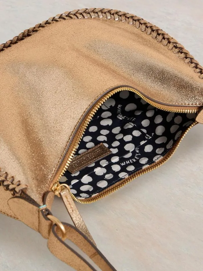 Women Suzie Swing Convertible Bag Gold Tone Metallic White Stuff Bags and Purses Women Suzie Swing Convertible Bag Gold Tone Metallic White Stuff Bags and Purses