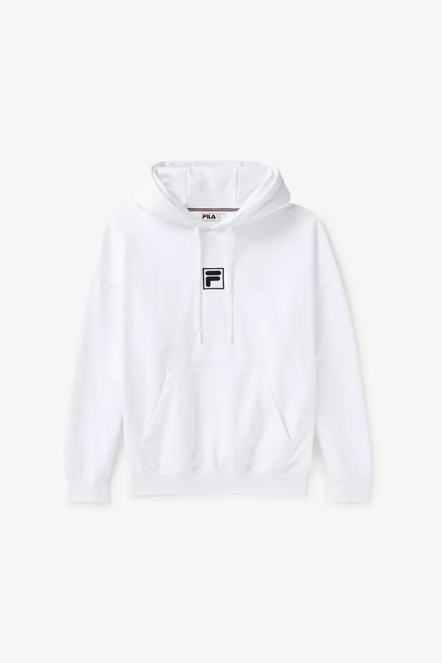 Women Sweatshirts and Hoodies Fila Casa Fila Crest Country Club Hoodie 100 White