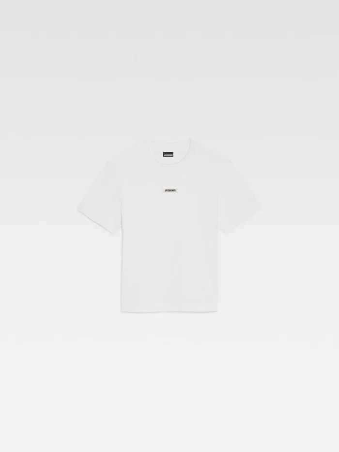 Women Tshirts JACQUEMUS The Gros Grain Tshirt White Women Tshirts JACQUEMUS The Gros Grain Tshirt White