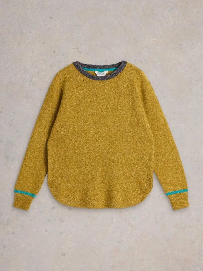 Women TALIA NEP JUMPER Chartreuse Multi White Stuff Knitwear