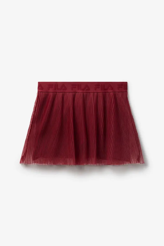 Women Tennis Fila Illusion Skort 600 Cabernet