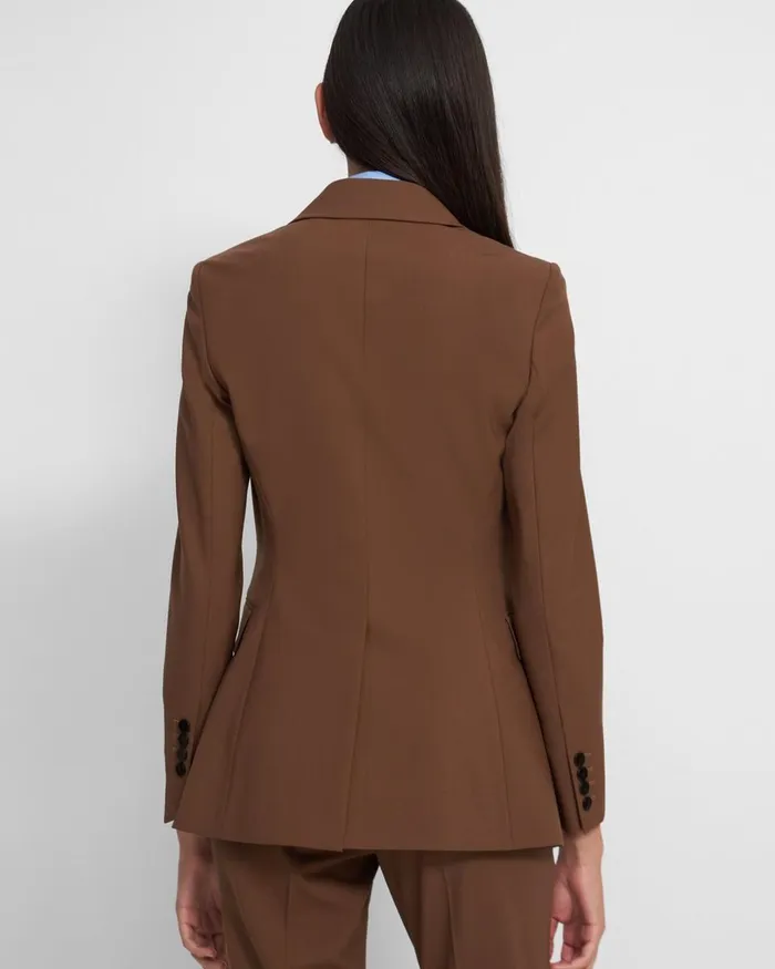 Women Theory Blazers Jackets Etiennette Blazer In Good Wool Russet