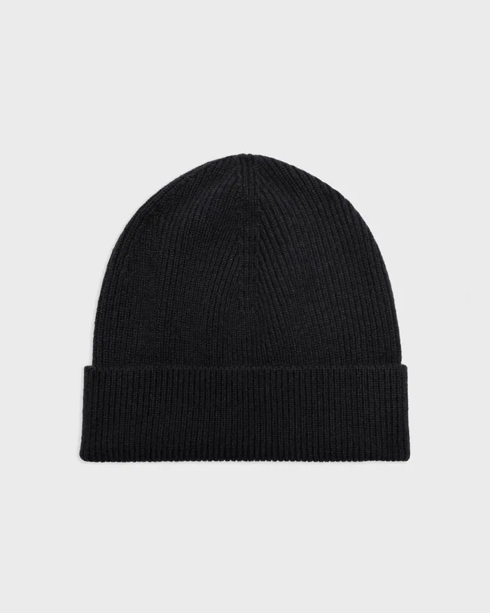 Women Theory Hats Gloves Scarves Beanie In Cashmere Black