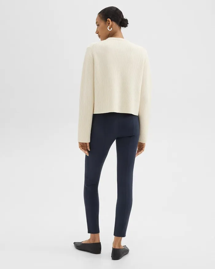Women Theory Pants Skinny Legging In Scuba Nocturne Navy