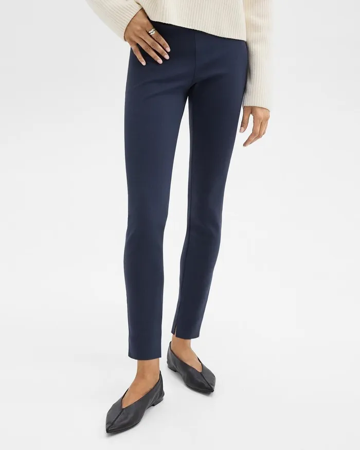 Women Theory Pants Skinny Legging In Scuba Nocturne Navy