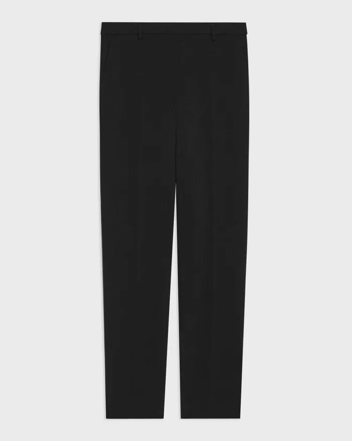 Women Theory Pants Treeca Full Length Pant In Admiral Crepe Black
