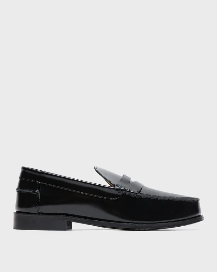 Women Theory Shoes City Loafer In Leather Black