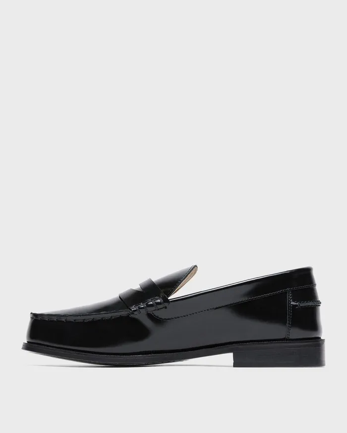 Women Theory Shoes City Loafer In Leather Black