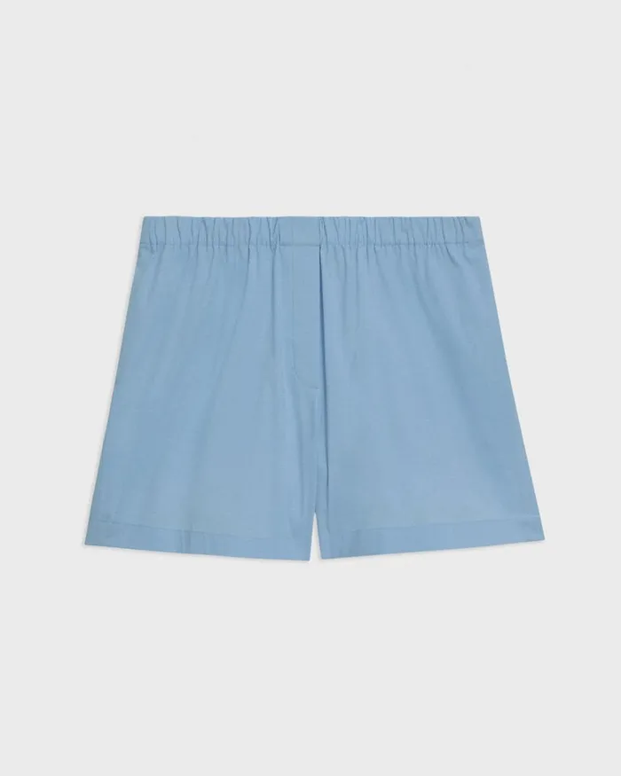 Women Theory Shorts Boxer Short In Good Cotton Powder Blue