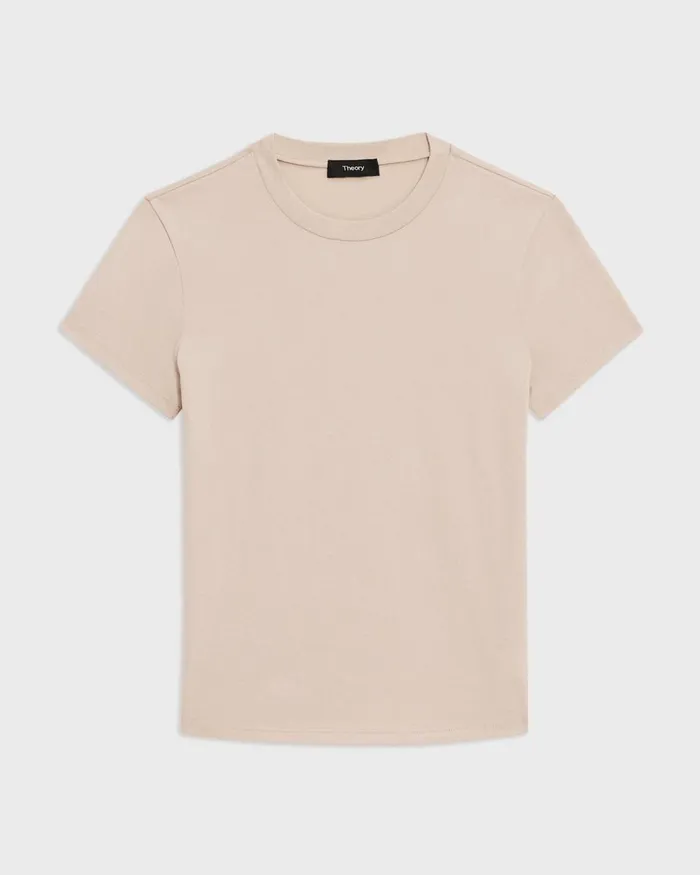 Women Theory TShirts Tank Tops Tiny Tee In Organic Cotton Canvas