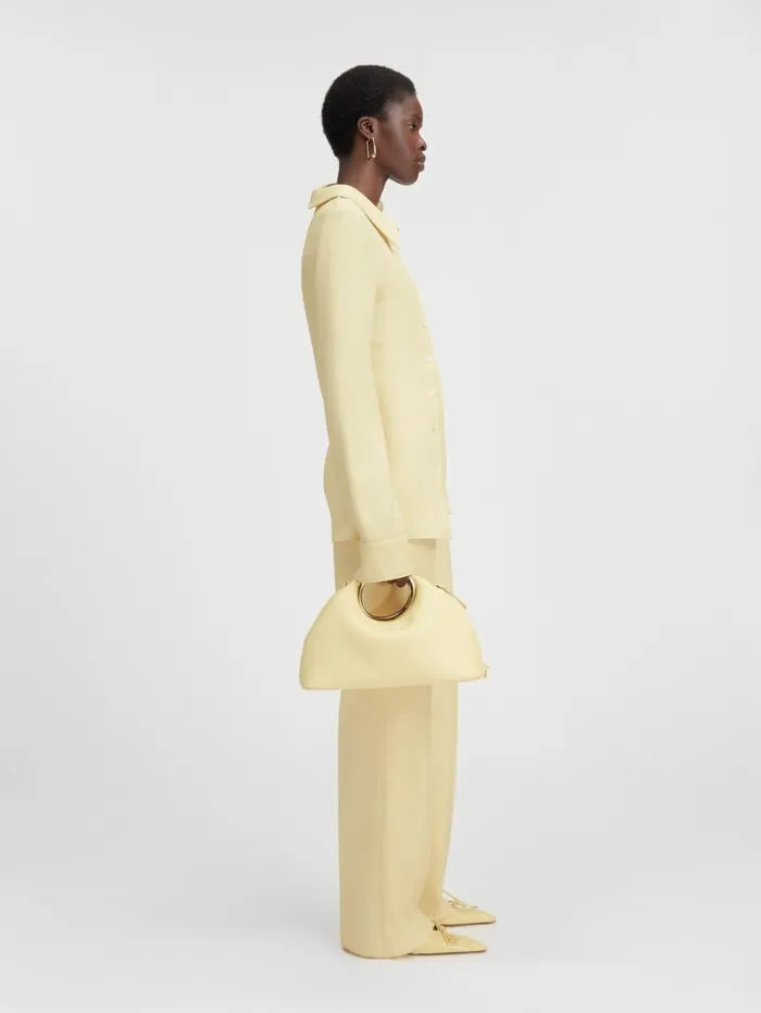 Women Tops and Shirts JACQUEMUS The Pablo Shirt Pale Yellow Women Tops and Shirts JACQUEMUS The Pablo Shirt Pale Yellow