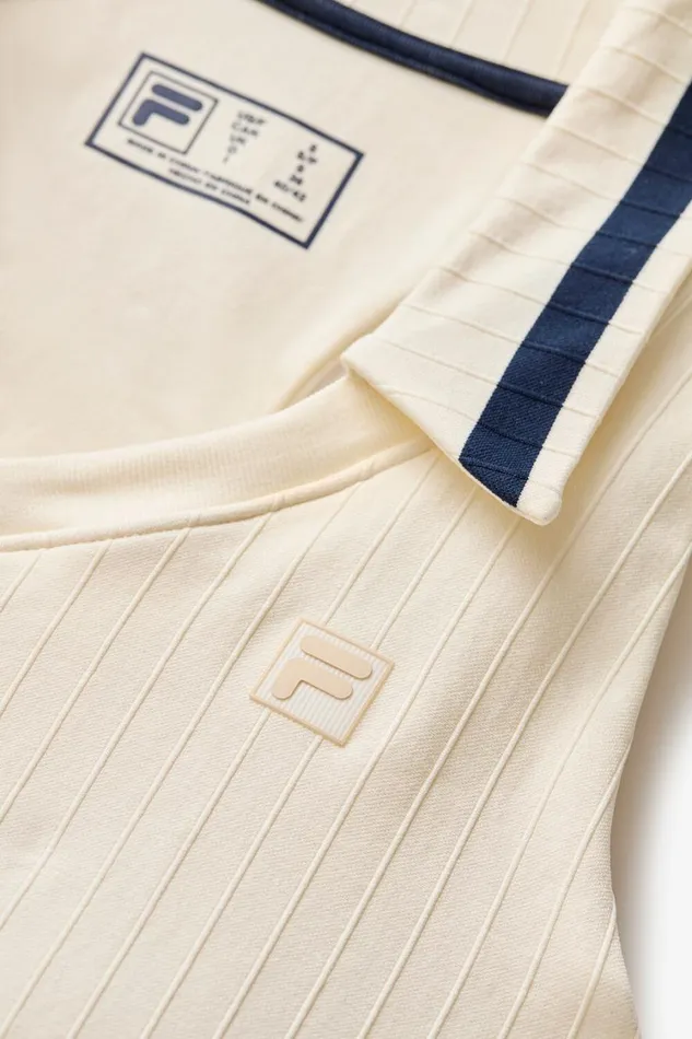 Women Tops and TShirts Fila Challenger Seamless Polo Tank 922 Gardeniafilanavy
