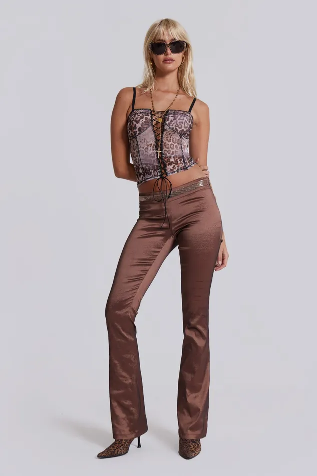 Women Tops Jaded London Shop Zelda Lace Up Corset Top