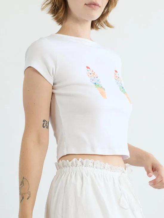 Women Tops Lisa Says Gah Alex Tee Ice Cream Cones