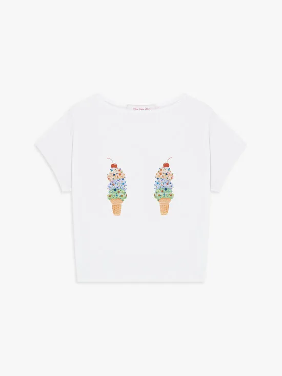 Women Tops Lisa Says Gah Alex Tee Ice Cream Cones