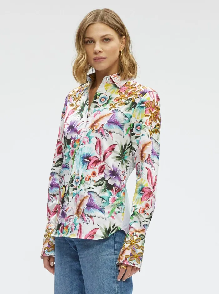 Women Tops Robert Graham LIMITED EDITION ESCAPADE SHIRT Multi
