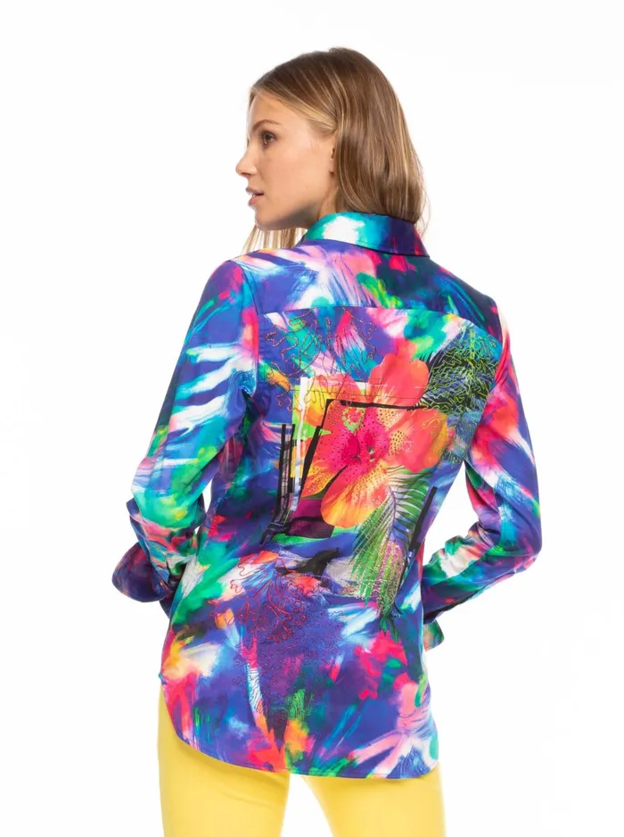 Women Tops Robert Graham LIMITED EDITION THE VILLA DENISE SHIRT Multi