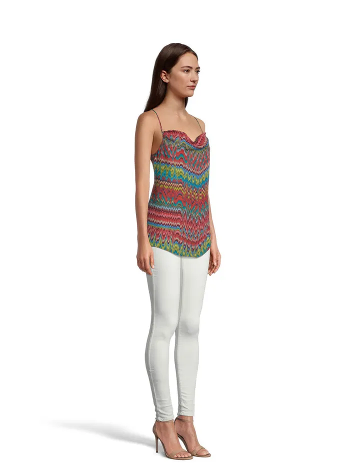 Women Tops Robert Graham ROSA CHEVRON PRINTED CAMI Multi