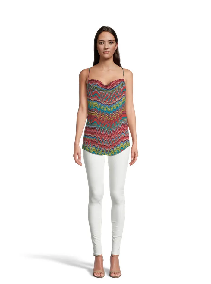 Women Tops Robert Graham ROSA CHEVRON PRINTED CAMI Multi