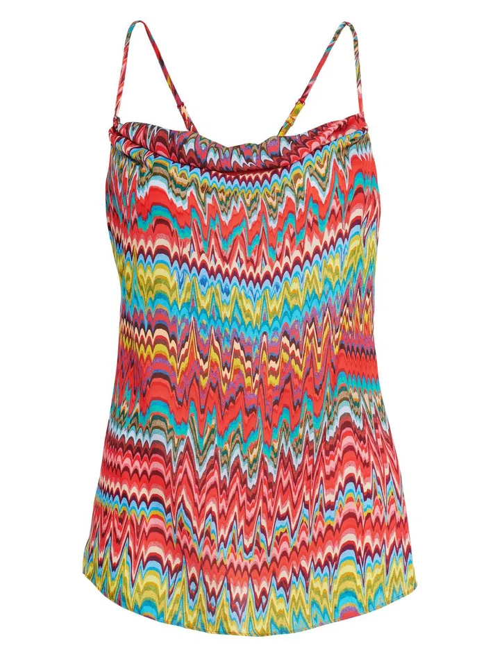 Women Tops Robert Graham ROSA CHEVRON PRINTED CAMI Multi