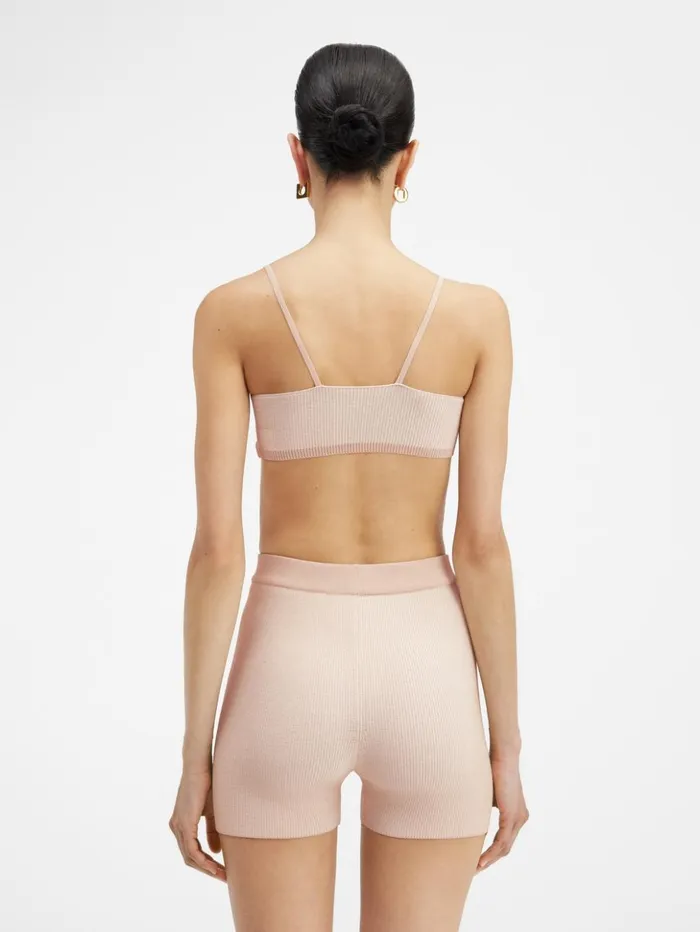 Women Trousers and Shorts JACQUEMUS The Pral Shorts Beige Women Trousers and Shorts JACQUEMUS The Pral Shorts Beige