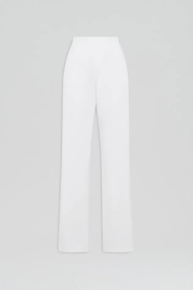 Women Trousers Scanlan Theodore TAILORED CREPE TROUSER WHITE