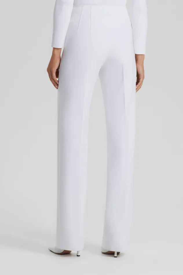 Women Trousers Scanlan Theodore TAILORED CREPE TROUSER WHITE