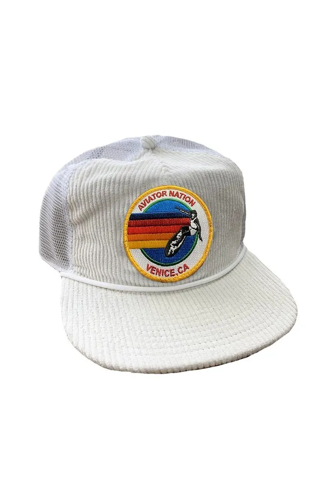 Women Trucker Hats Aviator Nation SIGNATURE VENICE 8211 VINTAGE CORDUROY MESH TRUCKER HAT Women Trucker Hats Aviator Nation SIGNATURE VENICE 8211 VINTAGE CORDUROY MESH TRUCKER HAT