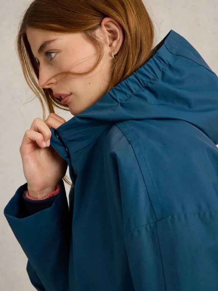 Women Winnie Waterproof Coat Dk Teal White Stuff Coats and Jackets Women Winnie Waterproof Coat Dk Teal White Stuff Coats and Jackets
