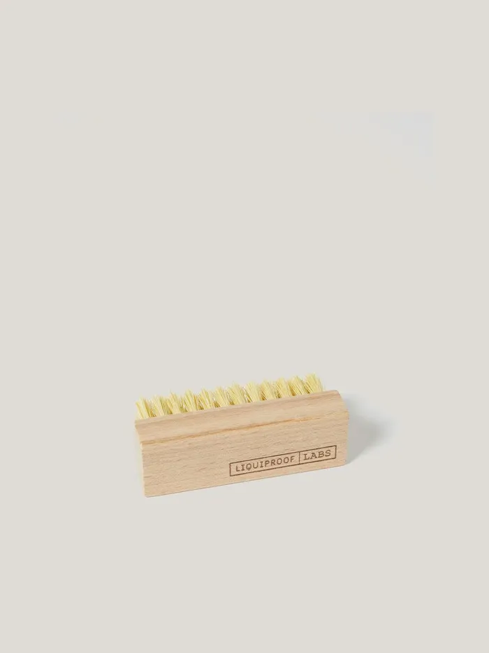 Women Wooden Shoe Brush Natural Jigsaw Leather
