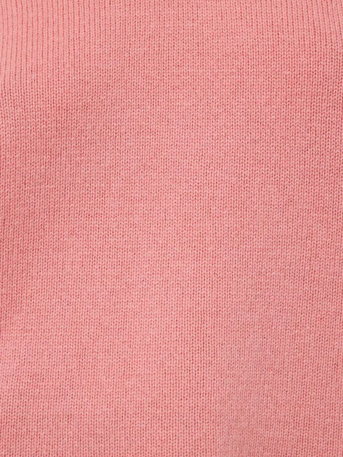 Women Wool Cashmere Blend V Neck Pink Jigsaw Knitwear and Cashmere