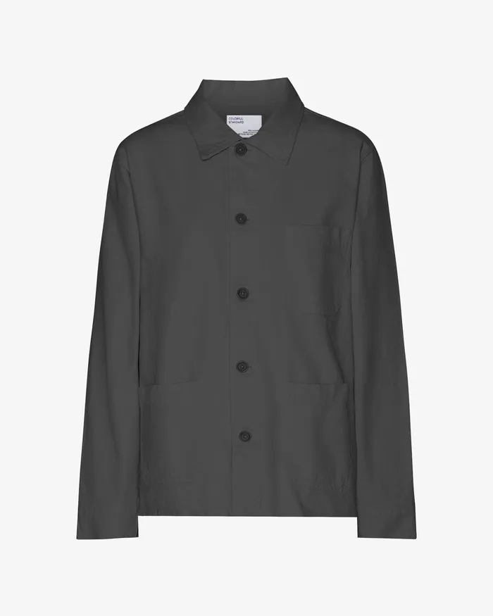 Workwear Jackets Women Organic Workwear Jacket 8211 Lava Grey Colorfulstandard