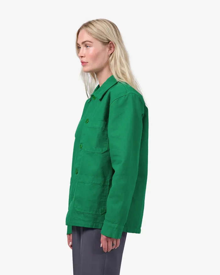Workwear Jackets Women Organic Workwear Jacket 8211 Lava Grey Colorfulstandard