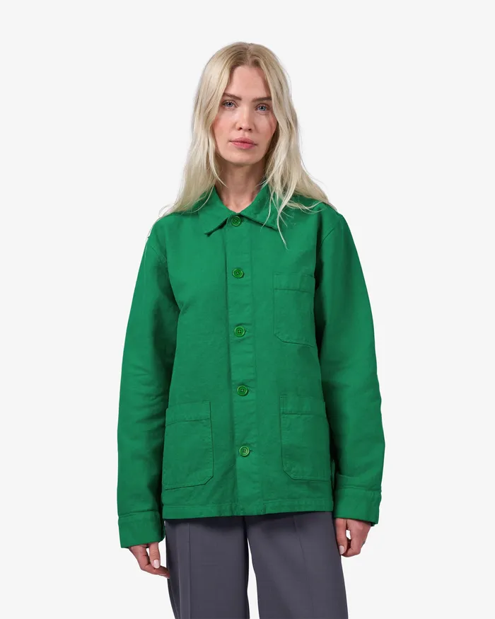 Workwear Jackets Women Organic Workwear Jacket 8211 Lava Grey Colorfulstandard