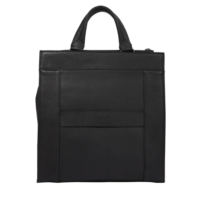Zipped Vertical Tote Black Men Lancel Business Bags Zipped Vertical Tote Black Men Lancel Business Bags